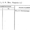 Tuthill, O.W. (Mrs. Virginia A.)