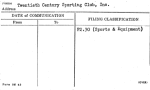Twentieth Century Sporting Club, Inc.