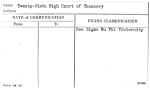 Twenty-Sixth High Court of Chancery