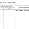 Twiddy, W.S. (Treasurer)