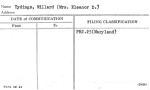 Tydings, Millard (Mrs. Eleanor D.)