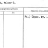 Ulrich, Walter G.