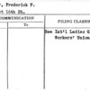 Umhey, Frederick F.