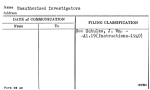 Unauthorized Investigators