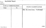 Uniforms Board