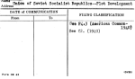 Union of Soviet Socialist Republics--Plot Development