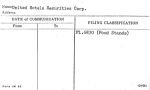 United Hotels Securities Corp.