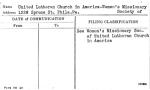 United Lutheran Church in America-Women's Missionary Society of
