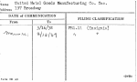 United Metal Goods Manufacturing Co. Inc.