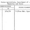 United States Agriculture, Department of - Bureau of Chemistry and Soils