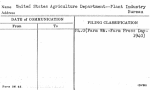 United States Agriculture Department--Plant Industry Bureau