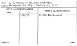 U.S. Bureau of Railroad Economics