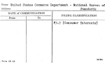 United States Commerce Department - National Bureau of Standards