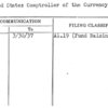 United States Comptroller of the Currency