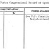 United States Congressional Record of Opening Day