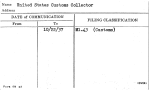 United States Customs Collector