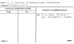 U.S. Division of International Conferences
