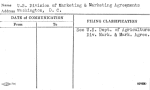 U.S. Division of Marketing & Marketing Agreements