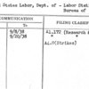 United States Labor, Dept. of - Labor Statistics, Bureau of