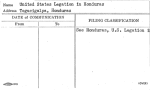 United States Legation in Honduras