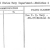 United States Navy Department--Medicine & Surgery Bureau