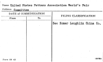 United States Potters Association World's Fair Committee