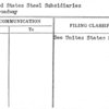 United States Steel Subsidiaries