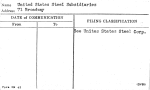 United States Steel Subsidiaries