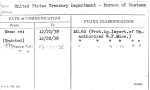 United States Treasury Department - Bureau of Customs