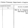 United States Treasury Department--Comptroller of Currency