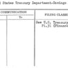 United States Treasury Department-Savings Bonds Div.