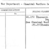 U.S. War Department - Chemical Warfare Service