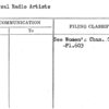 Universal Radio Artists