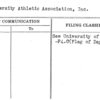 University Athletic Association, Inc.