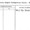 University Heights Presbyterian Church - Mariners