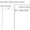University High School Senior Class