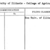 University of Illinois - College of Agriculture