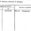 Use of Various Devices & Designs
