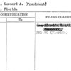 Usina, Leonard A. (President)