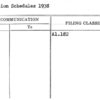Vacation Schedules 1938