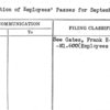 Validation of Employees' Passes for September and October