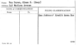 Van Buren, Gleen B. (Secy)