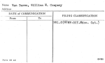 Van Buren, William M. Company