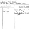 Van Cronkhite, John (Pres.)