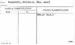 Vanderbilt, William H. (Mrs. Anne)