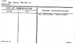 Van Dyke, Marian A.