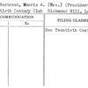 Van Nostrand, Morris A. (Mrs.) (President)