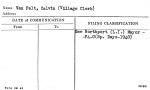Van Pelt, Calvin (Village Clerk)