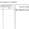 Vantine, Warren K. Studios