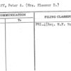 Vasileiff, Peter A. (Mrs. Eleanor D.)